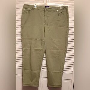 Just My Size Women's Olive Straight Leg Jeans